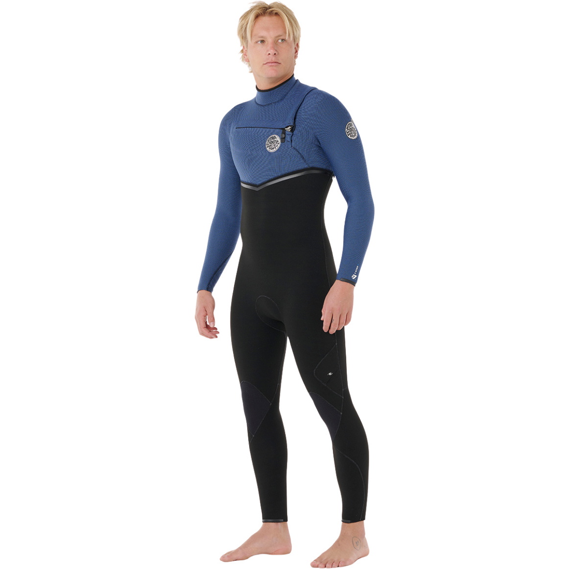 2025 Rip Curl Männer E-Bomb 5/3mm Brustreißverschluss Neoprenanzug 17QMFS - Navy